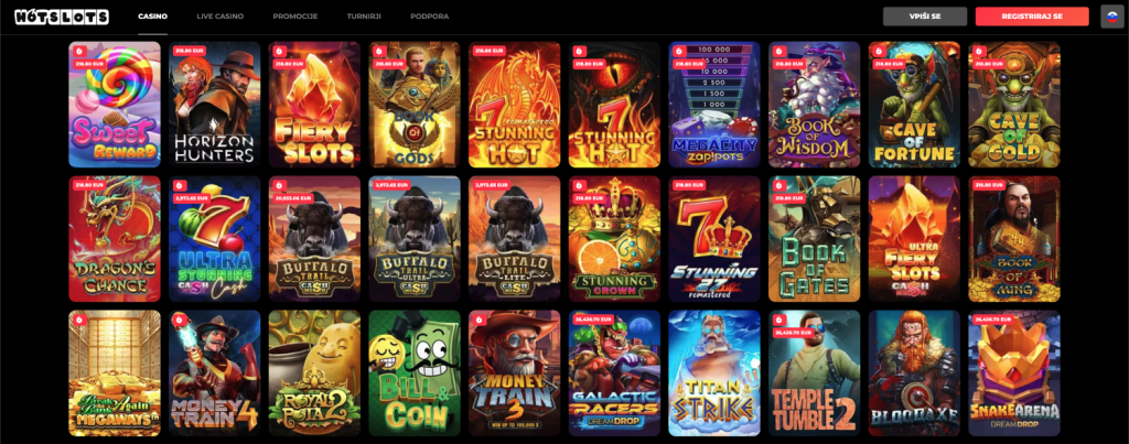 HotSlots Casino igralni avtomati