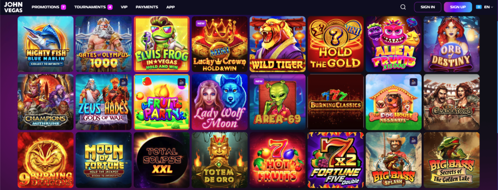 John Vegas Casino igralni avtomati