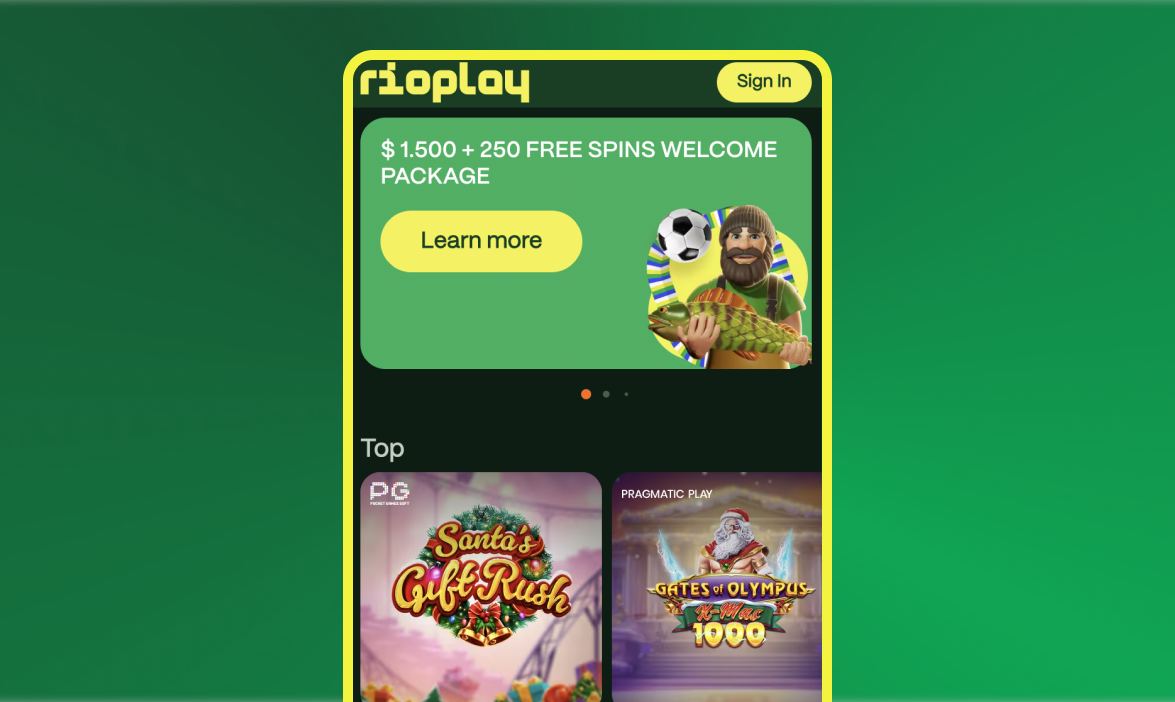 1. Obiščite Rioplay Casino 