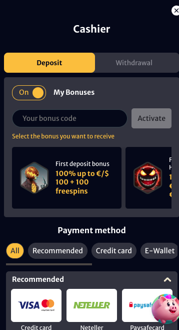 registracija v Hellspin casino korak 4
