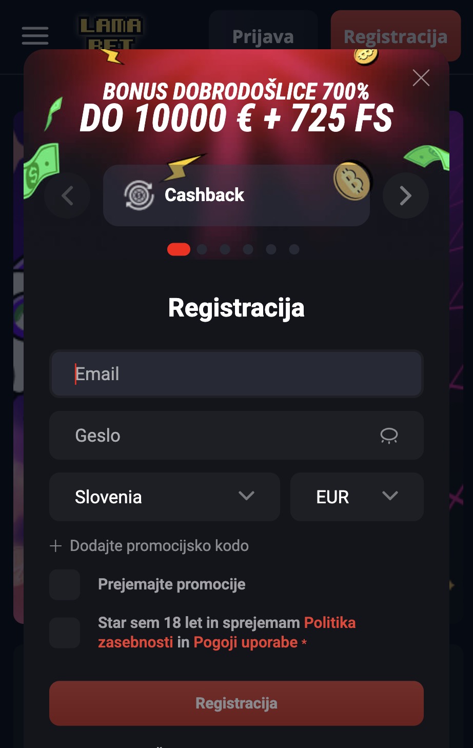 Lamabet Registracija 2