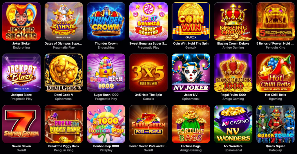 NV Casino - Igralni avtomati