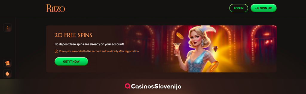 Ritzo Casino no deposit bonus