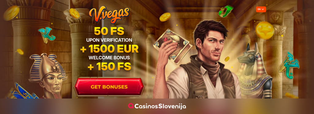 V.Vegas Casino no deposit bonus