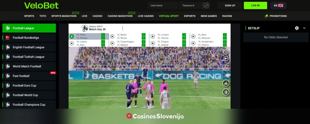 Velobet virtualne stave