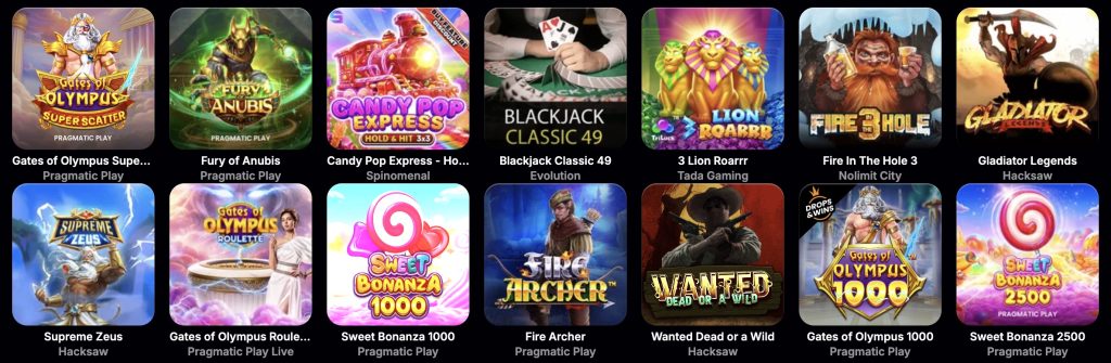 NV Casino games